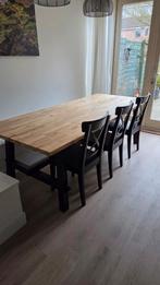 Ikea Skogsta eettafel, Ophalen, Gebruikt, 200 cm of meer, 50 tot 100 cm