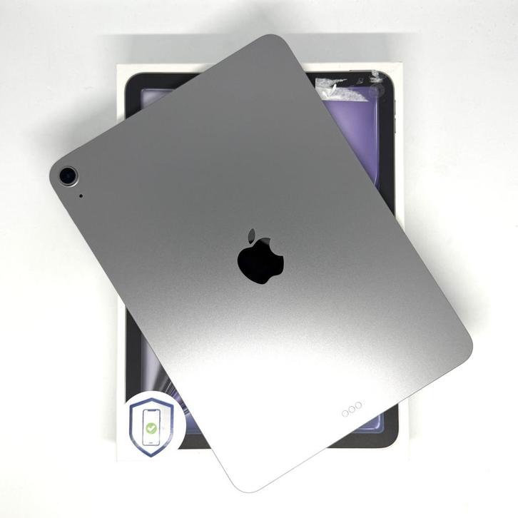 iPad Air 7e M3 128GB grijs /krasvrij /99% batt /garantie, Computers en Software, Apple iPads, Zo goed als nieuw