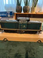 Märklin Spoor 1 55725 blauw/beige dieselloc., Ophalen, Locomotief, Gelijkstroom of Wisselstroom, Zo goed als nieuw