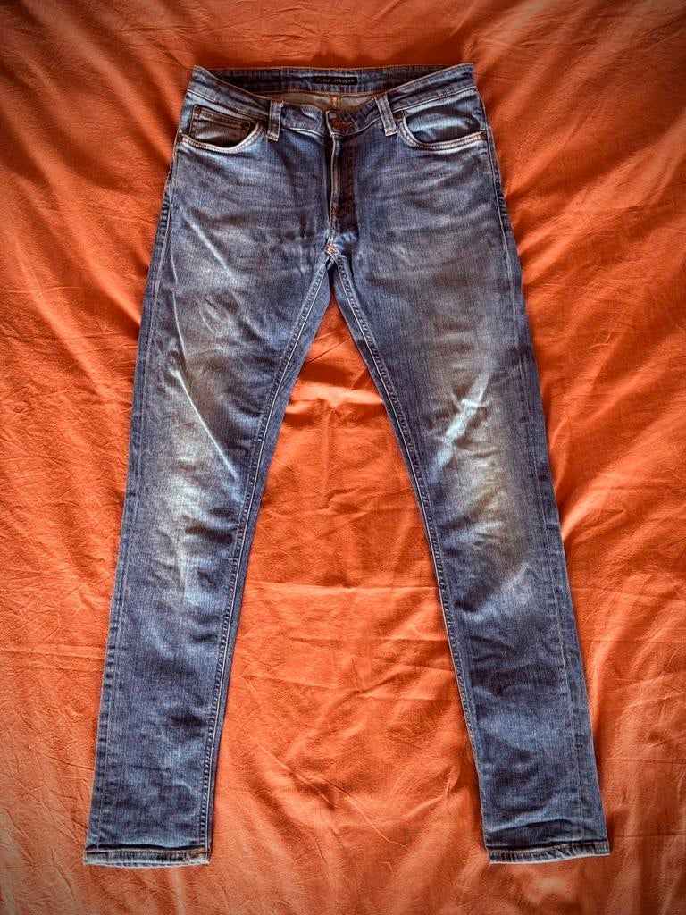 Nudie Jeans Skinny Lin W30 L32, Ophalen of Verzenden, Gedragen, Blauw, W32 (confectie 46) of kleiner