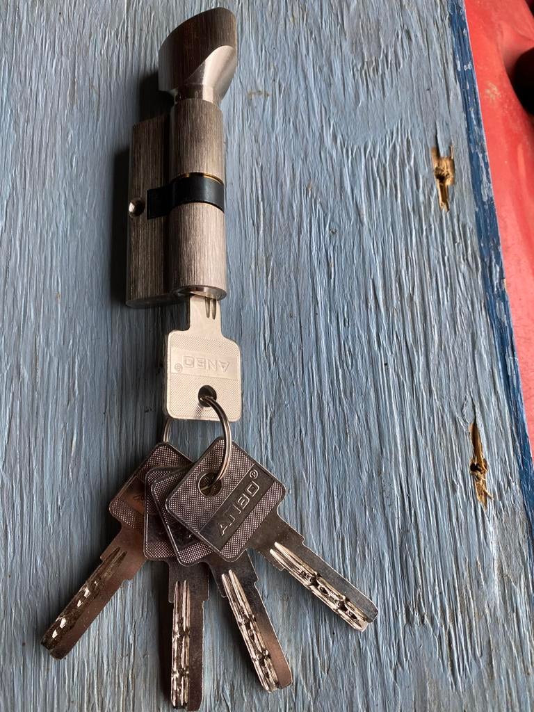 Knopcilinder deurslot oplegslot insteekslot, Ophalen of Verzenden, Nieuw