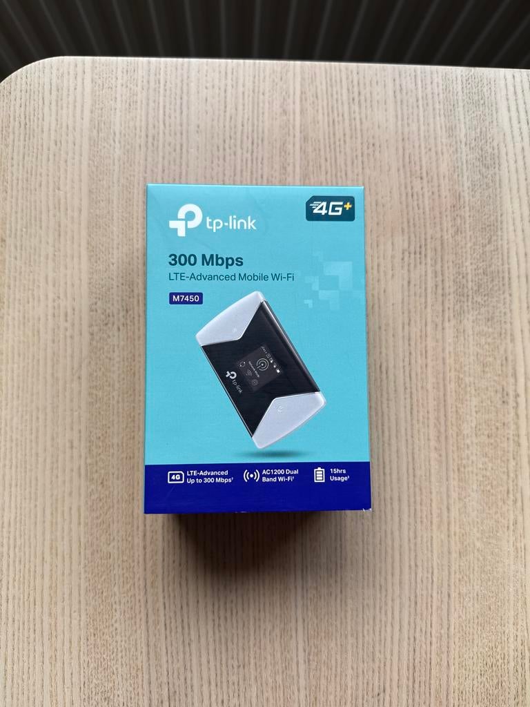 TP-Link M7450 4G+ LTE-Advanced Mobiele Wi-Fi / Mifi Router, Computers en Software, Routers en Modems, Ophalen of Verzenden, Nieuw