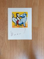 Herman Brood, boek met orginele zeefdruk, Ophalen of Verzenden