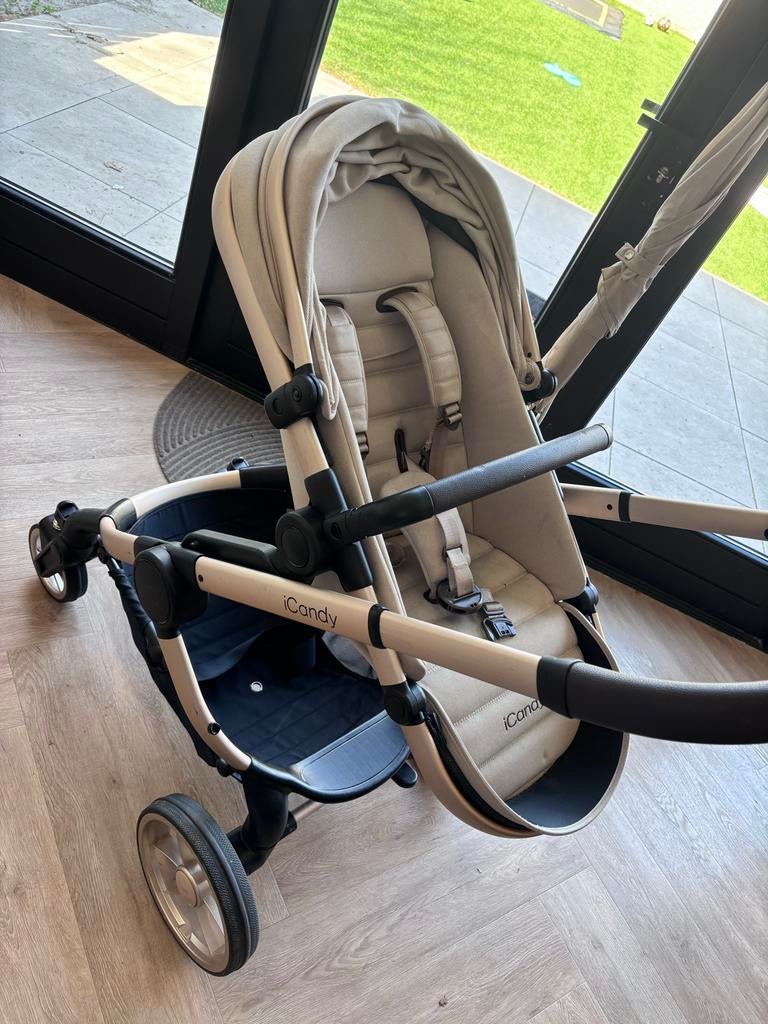 I Candy Peach 7 kinderwagen met reiswieg en paraplu, Gebruikt, Met reiswieg, Ophalen, Kinderwagen