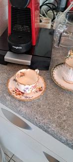 Luxe Antieke Hammersley& Co Dresden Sprays kop en schotel, Ophalen