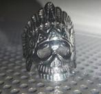 Gloednieuwe Outlaws Amsterdam ZilverenkleurRing met Doodskop, Ophalen of Verzenden