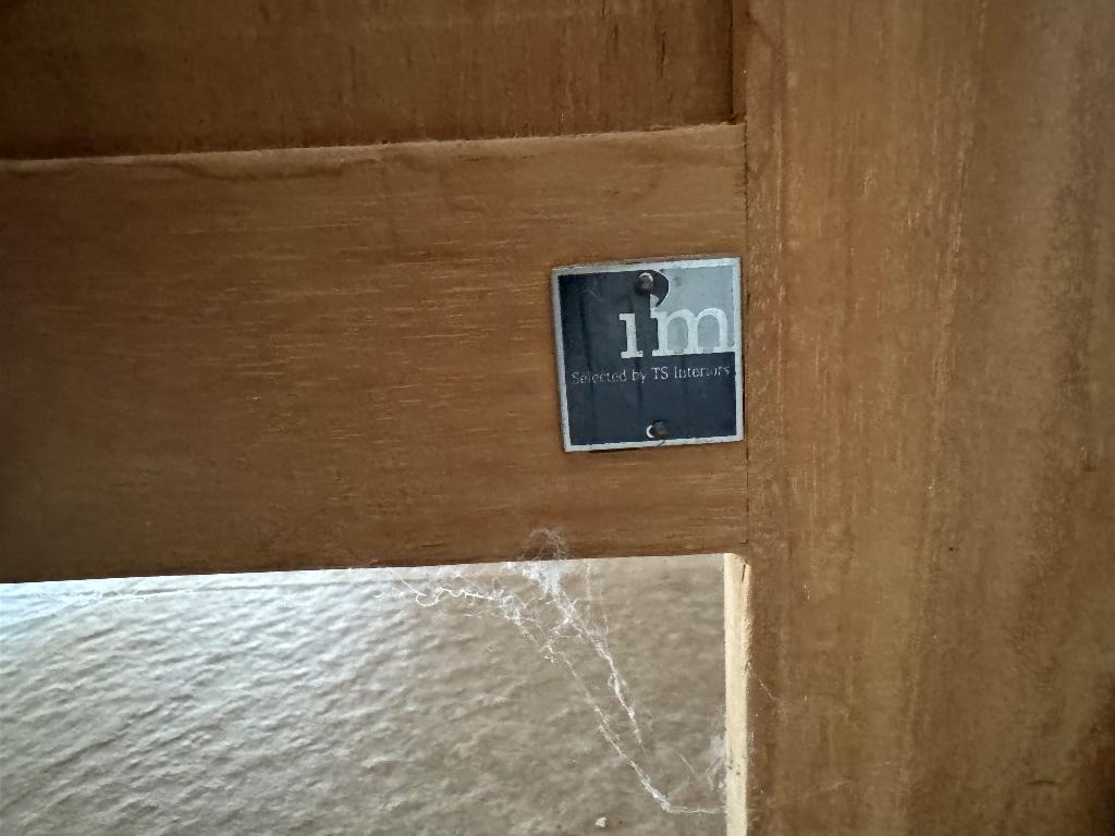 Teakhouten vitrinekast Weidzz, Huis en Inrichting, Kasten | Vitrinekasten, Ophalen, Met deur(en), 200 cm of meer, Teakhout