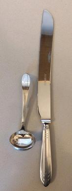 Gero Zilmeta model 581 visgraat broodzaag roomlepel, Ophalen of Verzenden, Rvs of Chroom