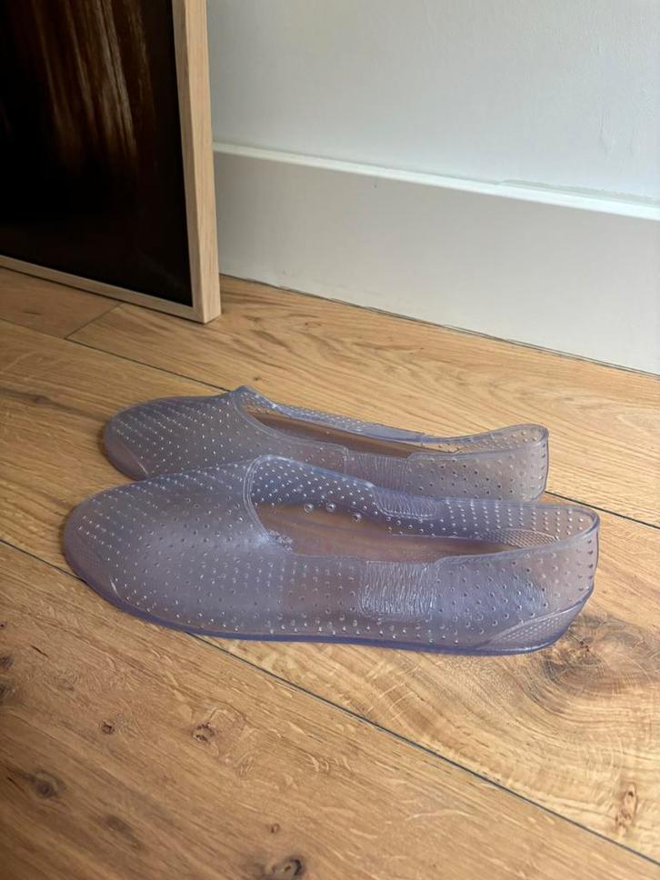 lila ballerina’s, kunststof loafers,instappers,maat 41/43, Kleding | Dames, Schoenen, Nieuw, Instappers, Overige kleuren, Ophalen of Verzenden