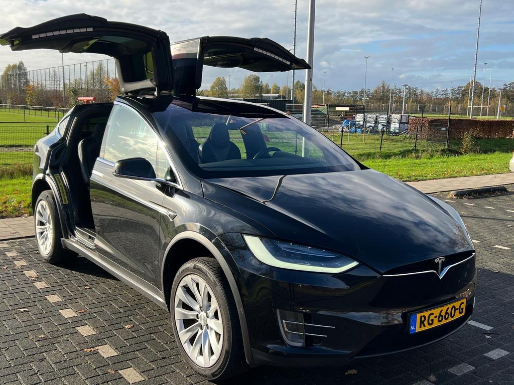 Tesla Model X 100D - AUTOPILOT - PARK CAMERA - OR, Auto's, Tesla, Automaat, Model X, Zwart, Origineel Nederlands