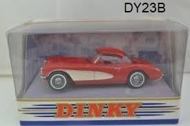 Modelauto 1:43 Dinky Chevrolet Corvette C1 1956 DY23B, Ophalen of Verzenden, Nieuw, Auto, Dinky Toys