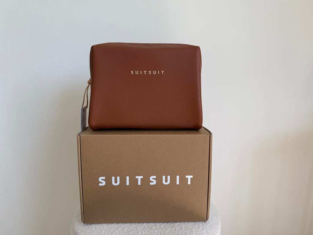 SUITSUIT Toilettas Camel - Nieuw met label, Ophalen of Verzenden, Nieuw, Bruin, Dame