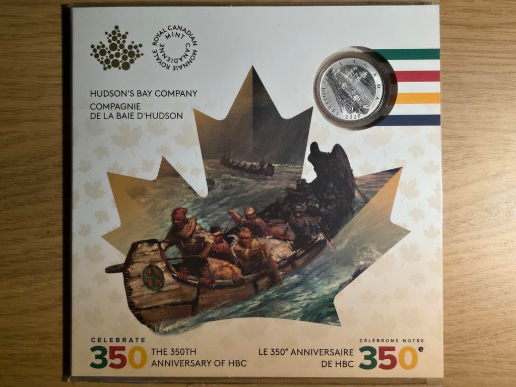 Hudson’s Bay 5 Dollars – Canada 2020 – 7,96 g .9999 Zilver, Ophalen, Zilver