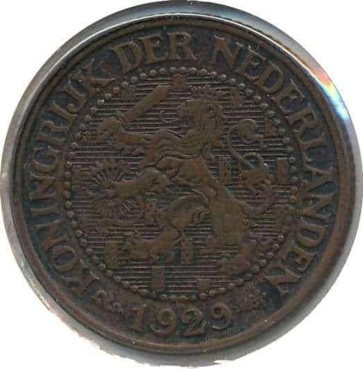 Nederland, 2,5 cent 1929