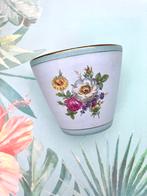 Schattig bloempotje van bekend ‘Flora/Holland’ merk, Overige materialen, Rond, Ophalen of Verzenden, Zo goed als nieuw
