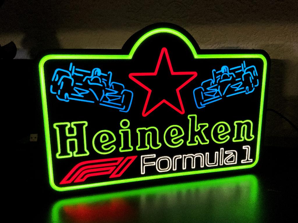 Heineken F1 lamp, Ophalen of Verzenden, Nieuw, Lichtbak of (neon) lamp