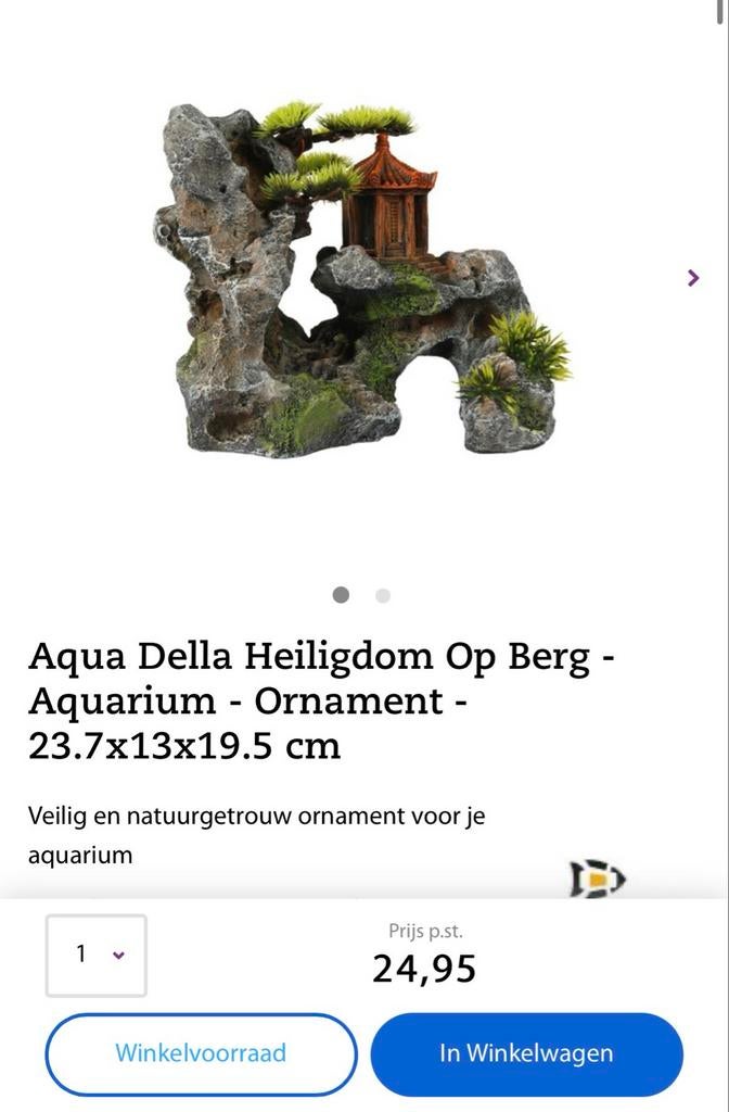 Aquarium decoratie, Ophalen of Verzenden, Nieuw, Sierelement
