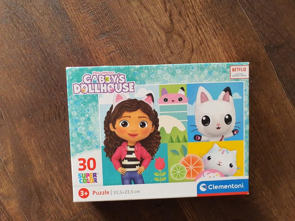 Gabby's Poppenhuis Puzzel 30 Stukjes Clementoni, Ophalen of Verzenden, 10 tot 50 stukjes, Gebruikt, 2 tot 4 jaar