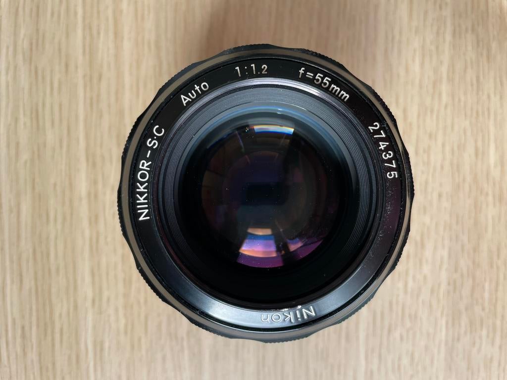 Nikon Nikkor-S.C. 55mm f/1.2, Audio, Tv en Foto, Fotografie | Lenzen en Objectieven, Ophalen of Verzenden, Gebruikt, Standaardlens