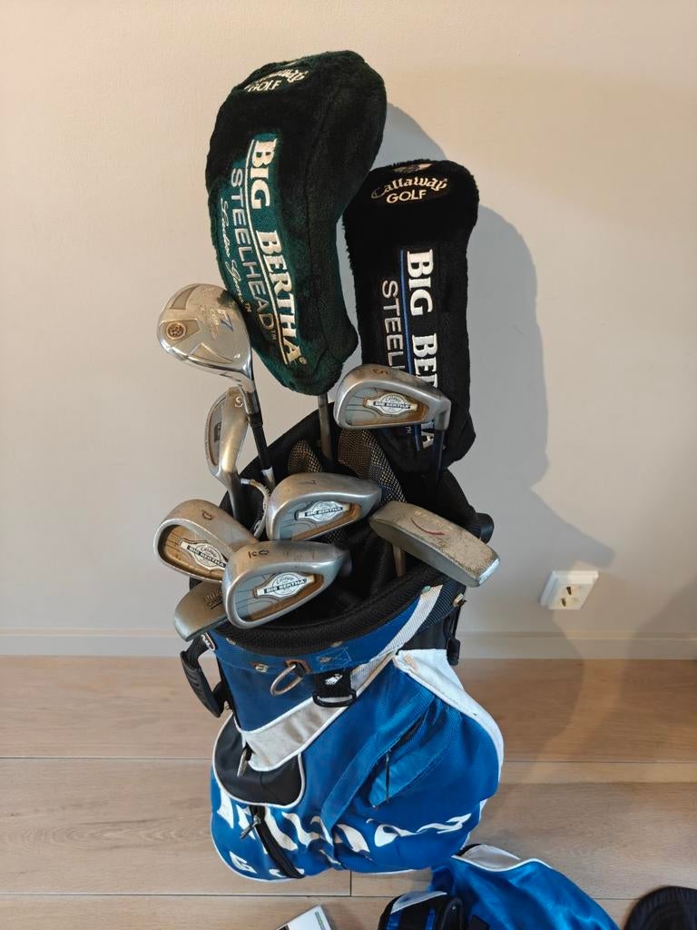 Callaway golfset dames + bagboy trolley + tas, Sport en Fitness, Golf, Zo goed als nieuw, Set, Callaway, Ophalen of Verzenden
