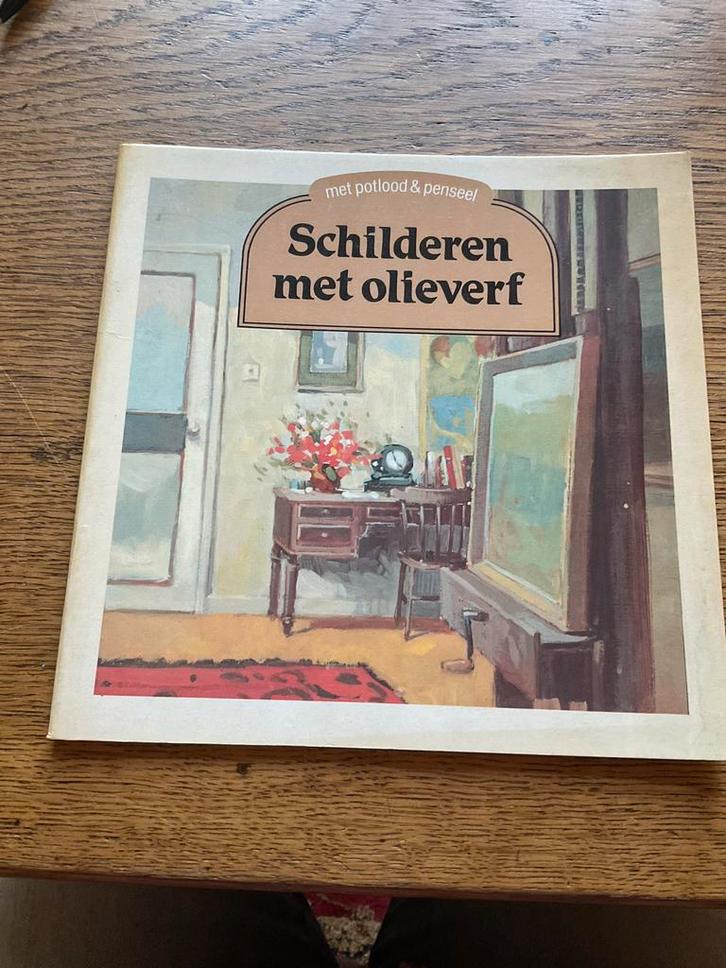 Schilderen met olieverf - Met potlood & penseel, Hobby en Vrije tijd, Schilderen, Gebruikt, Olieverf, Ophalen of Verzenden