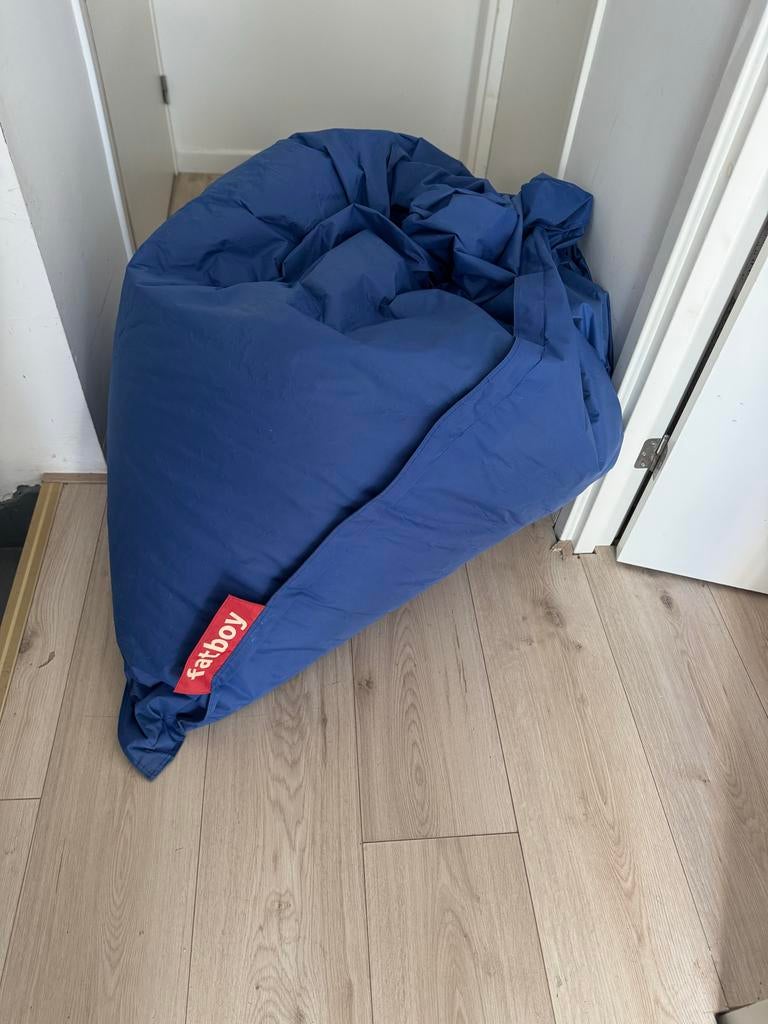Gratis Fatboy zitzak - Direct op te halen!, Ophalen, Gebruikt, Blauw, Zitzak