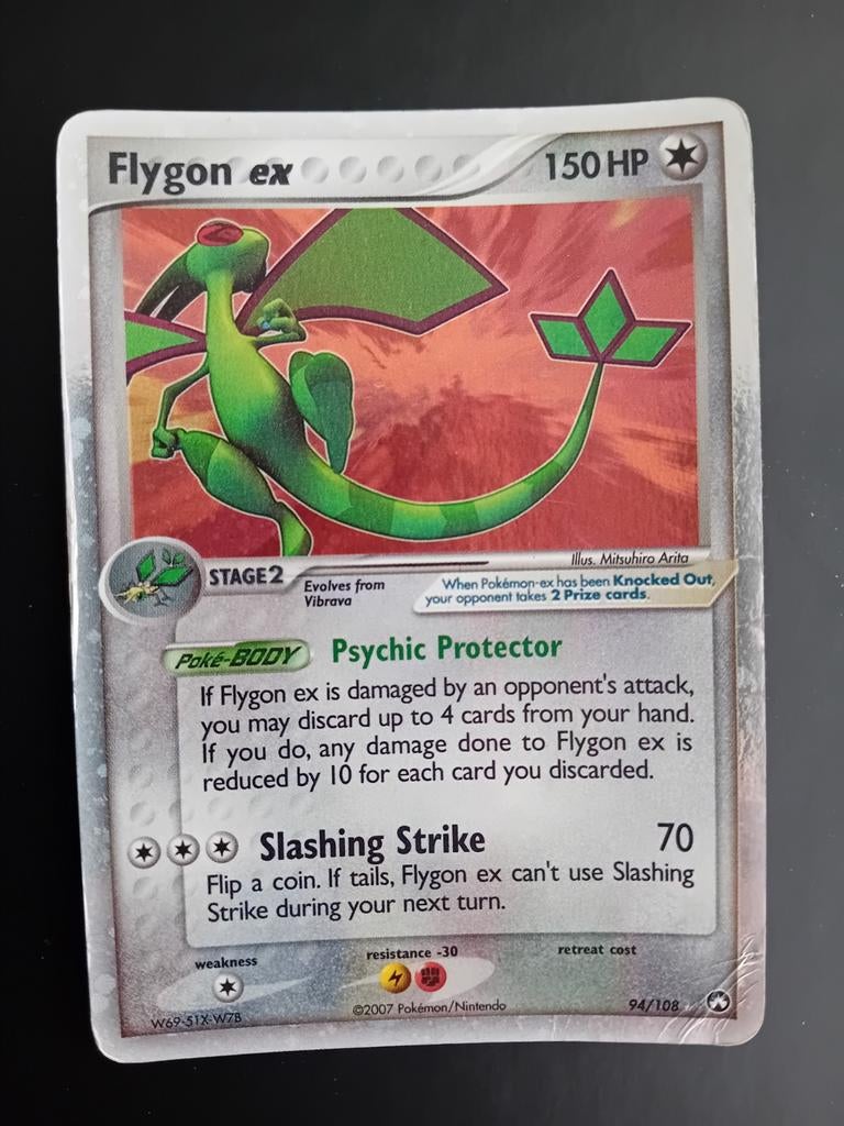 Flygon ex pokemon kaart, Ophalen, Zo goed als nieuw