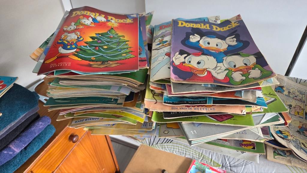 Grote stapel Donald Duck weekbladen jaren 90, Boeken, Meerdere stripboeken, Ophalen, Gelezen, Walt Disney