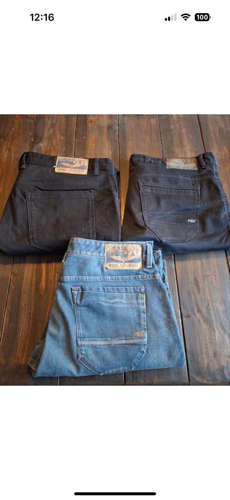 PME spijkerbroeken36/32, Ophalen, Zo goed als nieuw, Zwart, W36 - W38 (confectie 52/54)