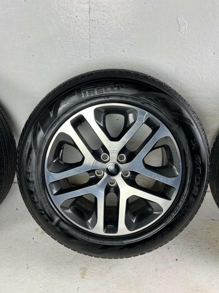 Originele Land Rover Defender velgen 20" 5x120 all-season, Niet ingevuld, Gebruikt, 255 mm, Banden en Velgen