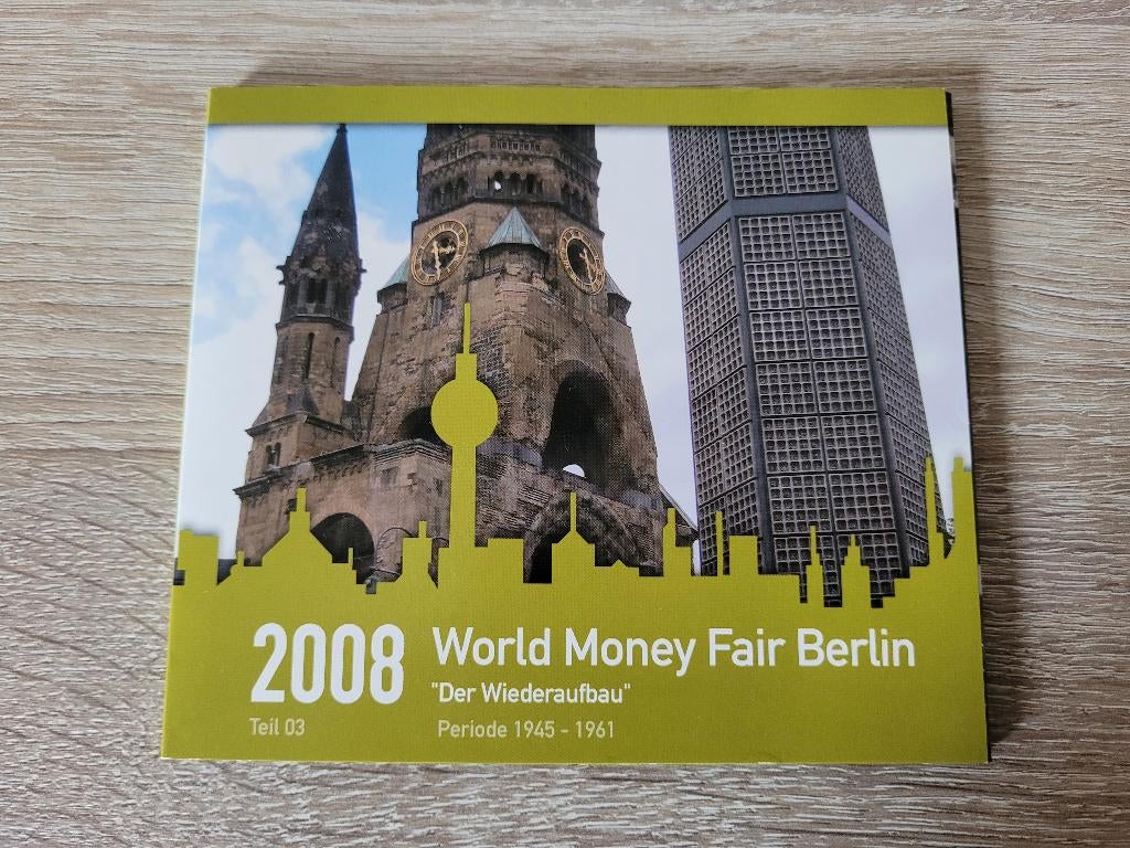 World Money Fair BU Set Berlin 2008, Ophalen, Koningin Beatrix, Euro's, Setje