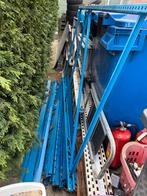 Stelling voor pallets/onderdelen - Diverse blauwe profielen, Ophalen of Verzenden