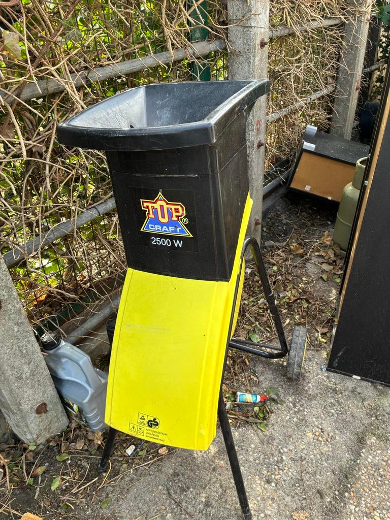 Top Craft hakselaar 2500 W, Tuin en Terras, Ophalen of Verzenden, Gebruikt, Elektrisch
