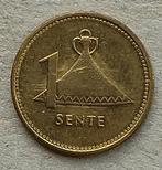 Lesotho, 1 sente 1992. Magnetisch., Ophalen of Verzenden, Overige landen, Losse munt