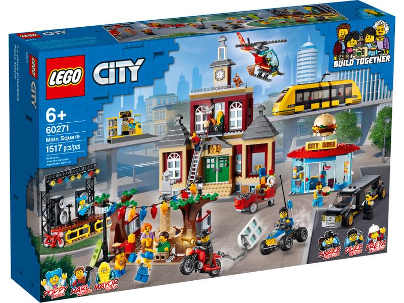 LEGO City 60271 Hoofdplein, Ophalen of Verzenden, Gebruikt, Complete set, Lego