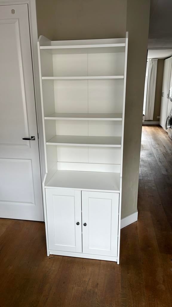 Ikea HAUGA kast wit, Ophalen, 50 tot 100 cm, Zo goed als nieuw, Minder dan 100 cm