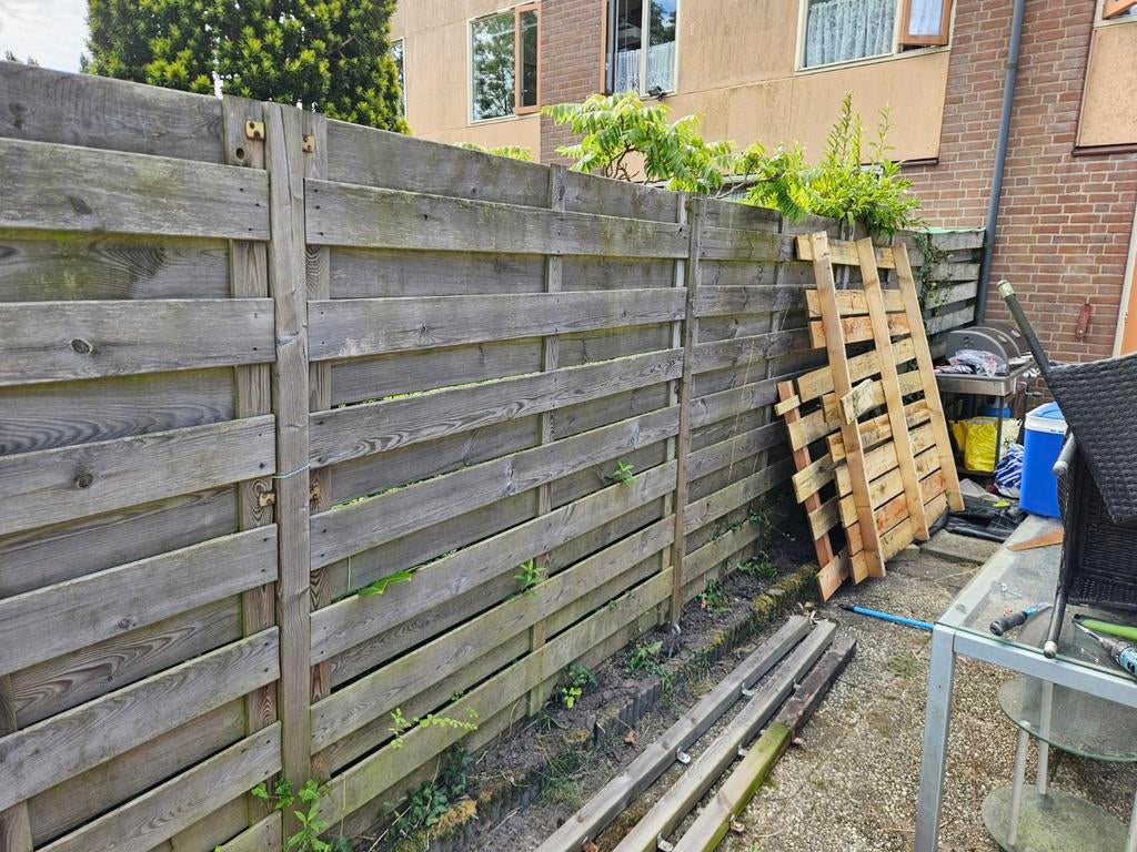 Schutting plaatsen, Ophalen, 1 tot 2 meter, 6 meter of meer, Nieuw