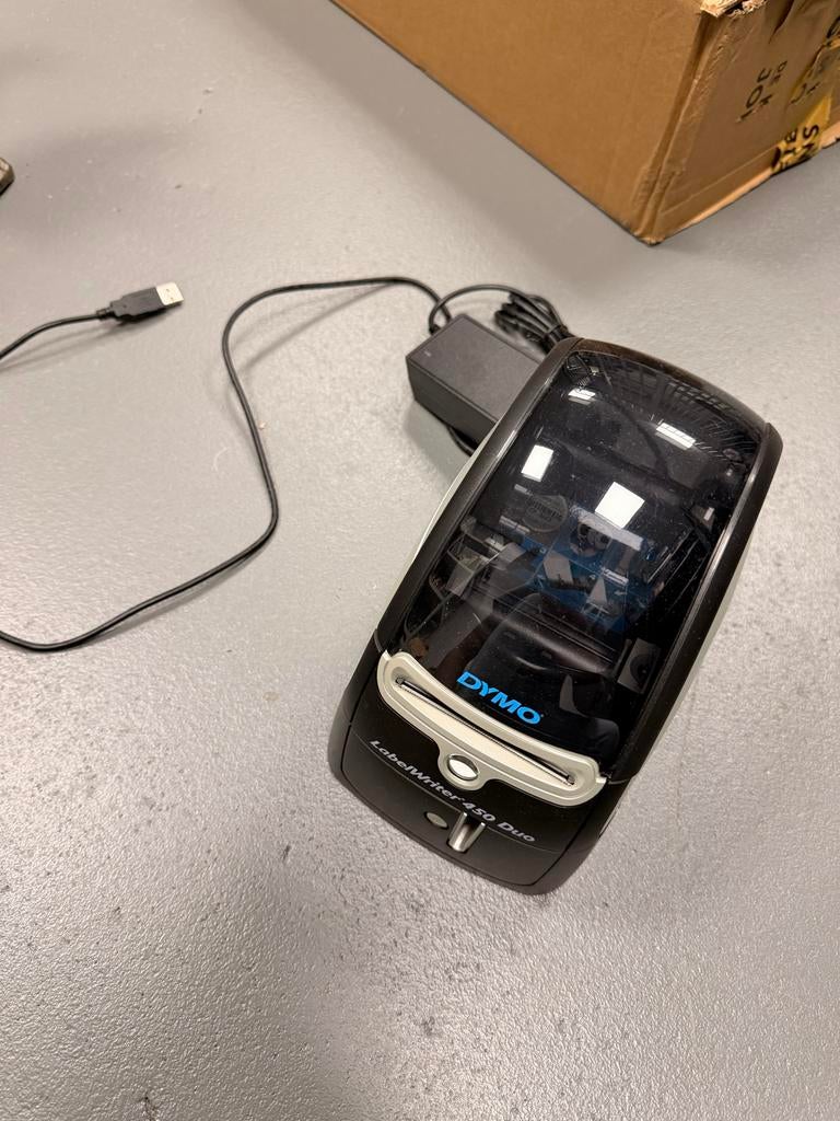 Dymo LabelWriter 450 Duo Labelprinter, Ophalen of Verzenden, Gebruikt, Etiket