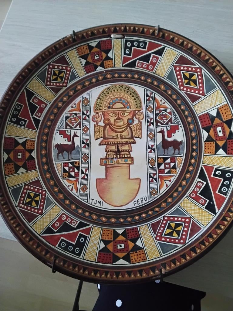 Wandbord Tumi peru, Ophalen of Verzenden