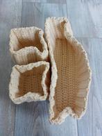 Beige mandjes, Overige materialen, Mand, Vierkant, Ophalen of Verzenden
