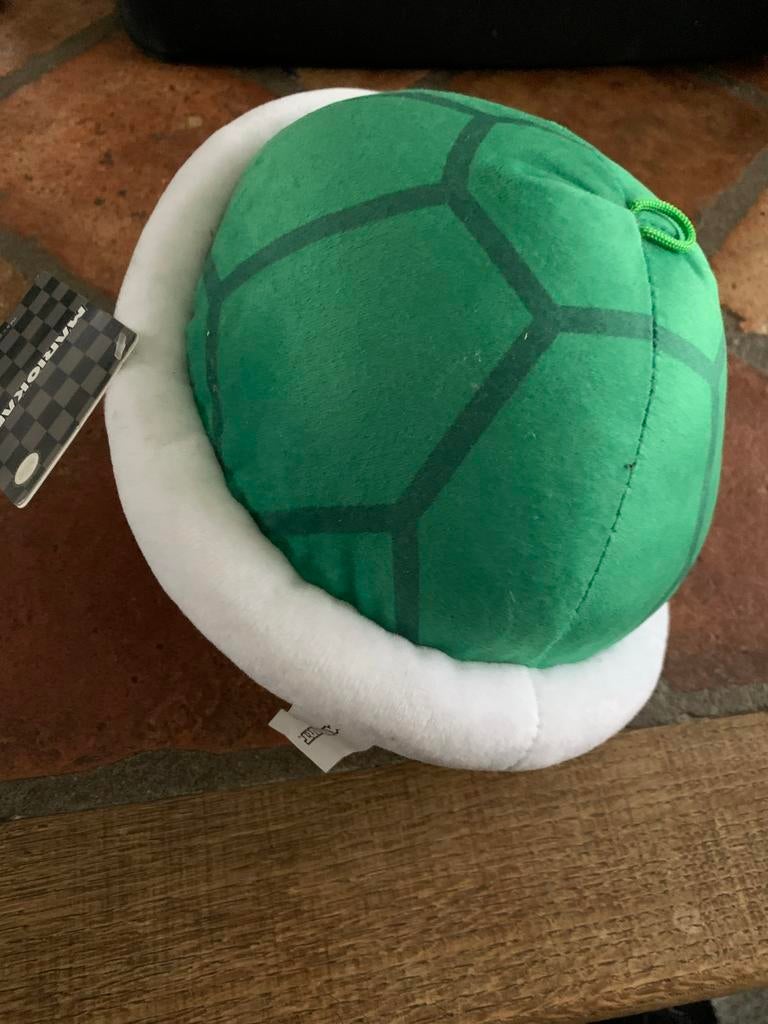 Mario Kart Groene Schild Knuffel Nintendo, Kinderen en Baby's, Speelgoed | Knuffels en Pluche, Groen, Overige typen, Ophalen of Verzenden