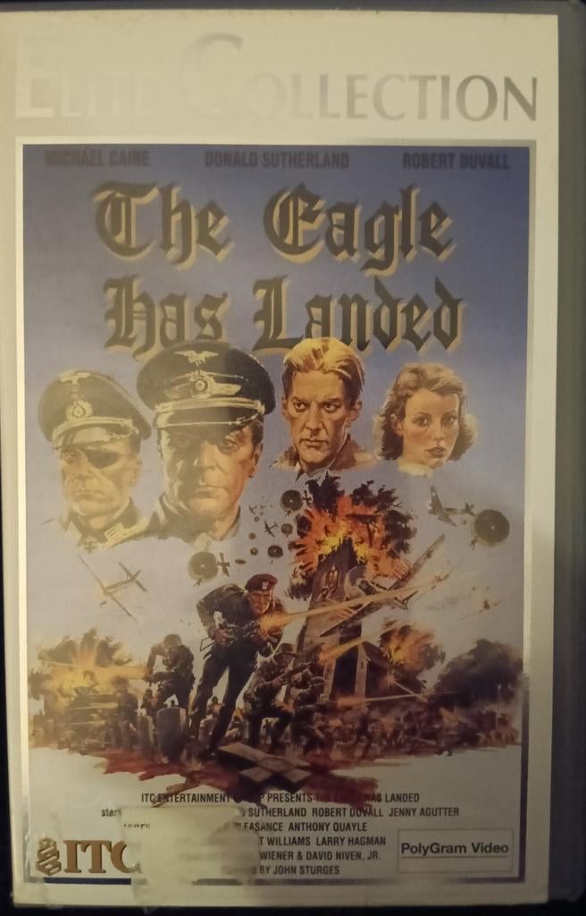 The Eagle Has Landed vhs, Vanaf 16 jaar, Ophalen of Verzenden, Zo goed als nieuw, Actie en Avontuur