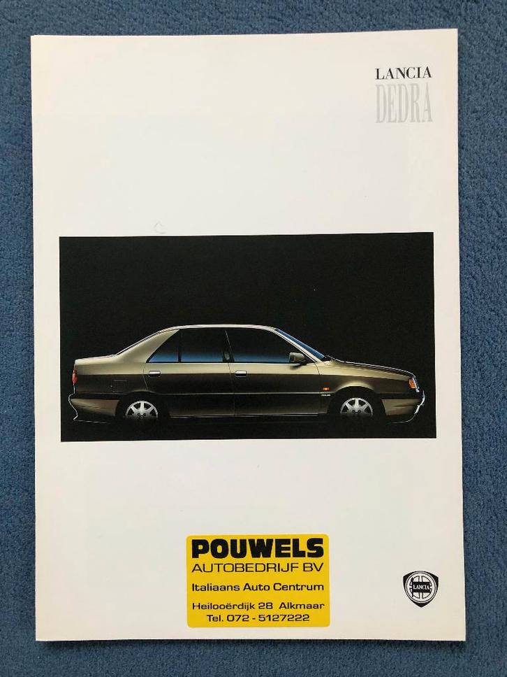 Lancia Dedra folder 1997, Boeken, Auto's | Folders en Tijdschriften, Nieuw, Overige merken, Ophalen of Verzenden