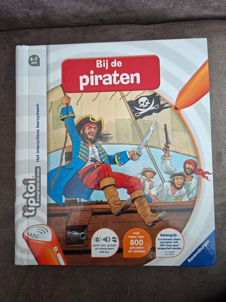 Tiptoi boek  bij de piraten, Ophalen of Verzenden, Zo goed als nieuw