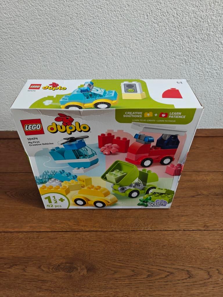 Lego Duplo 10474 creatieve voertuigen, Ophalen of Verzenden, Nieuw, Complete set, Duplo