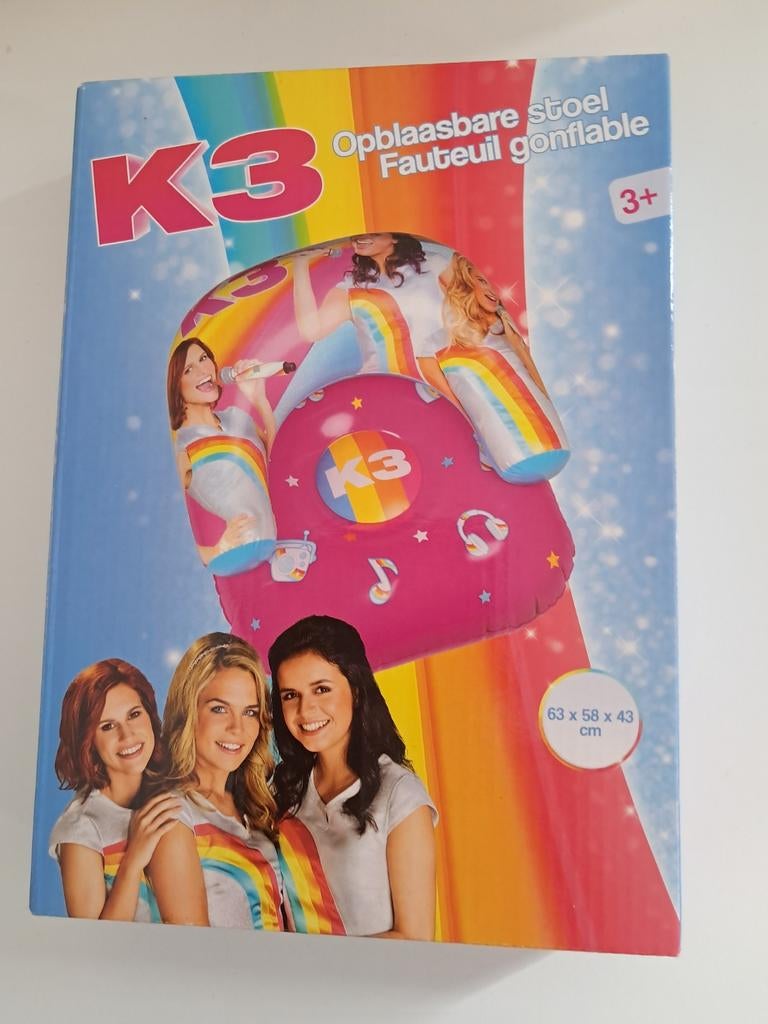 K3 opblaasbare stoel, Ophalen of Verzenden