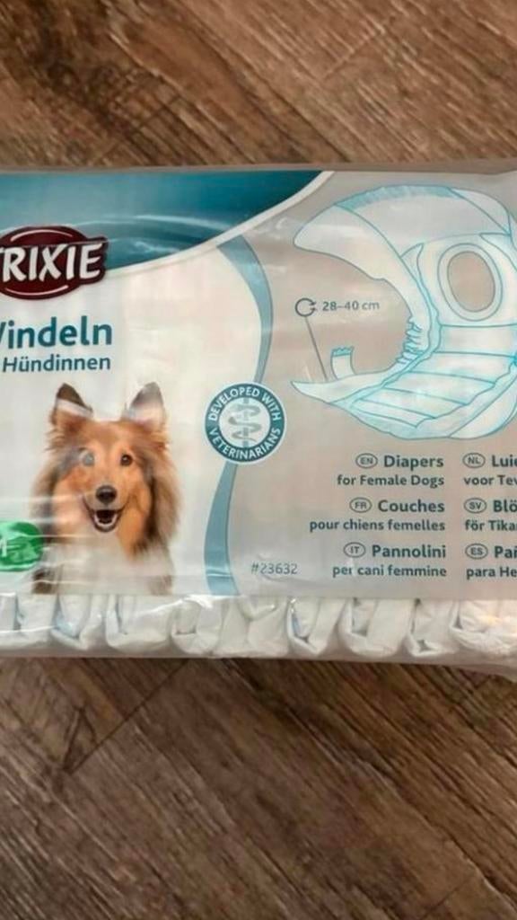 Nieuwe Trixie hondenluiers (11 st) maat S/M, Dieren en Toebehoren, Honden-accessoires, Ophalen of Verzenden, Nieuw