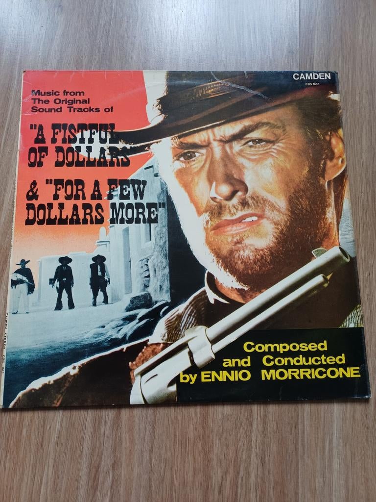 Vinyl LP - Ennio Morricone - A Fistful of Dollars, Cd's en Dvd's, Ophalen, Gebruikt, 12 inch