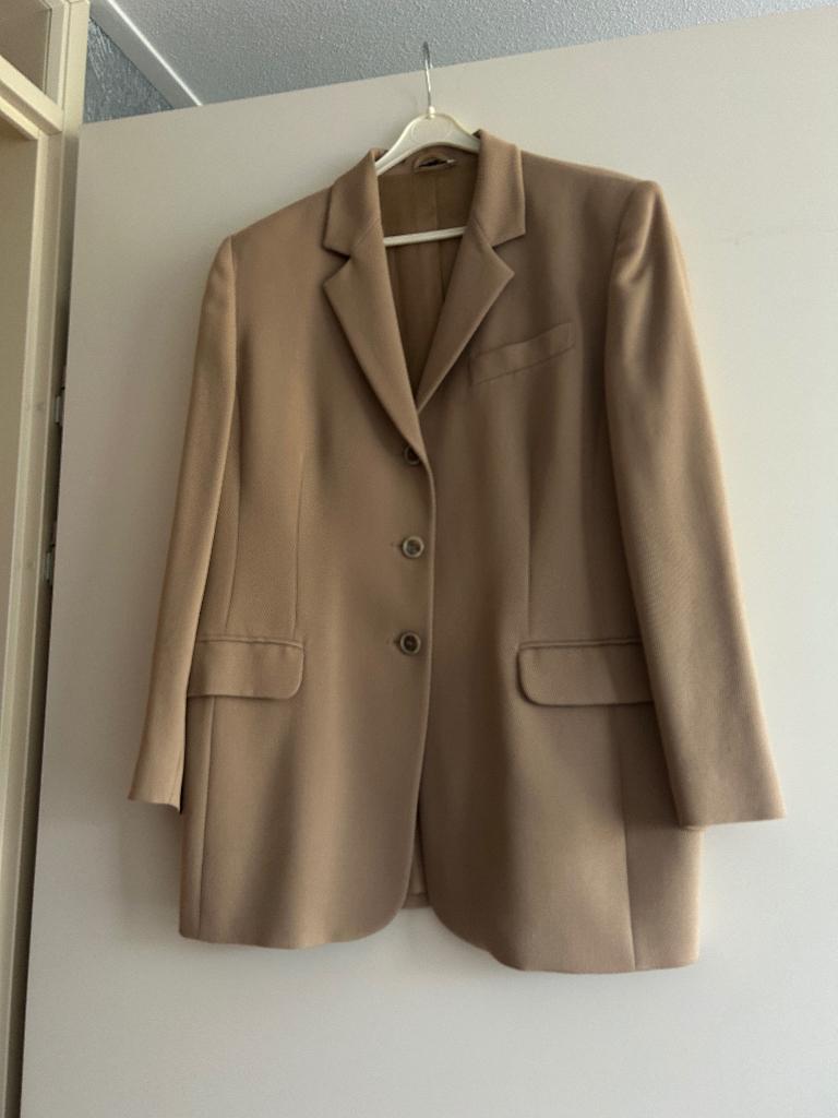 Dameskostuum maat 46 Marina Rinaldi maat 23, Ophalen of Verzenden, Zo goed als nieuw, Maat 46/48 (XL) of groter, Beige
