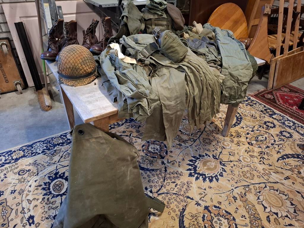 Militaire plunjebaal met psu jaren 60, 70, 80 . Zie omschr,, Ophalen, Landmacht, Nederland, Kleding of Schoenen